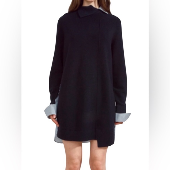 WE-AR4 The Midtown Dress in Blue Stripe